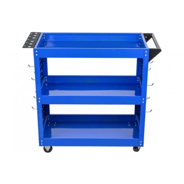 Carucior de atelier 3 sertare scule si carlige, KD2528 - Img 10