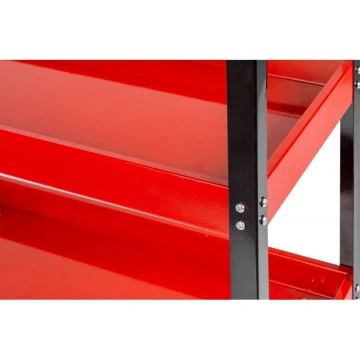 Cărucior Profesional de Atelier Kraftprofesional KP41: Organizare Robustă cu 3 Rafturi și Capacitate de 136 kg - Img 9