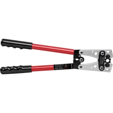Cleste mecanic pentru sertizare cabluri si papuci 6-50 mm2, Kraft&Dele KD10257, profil hexagonal HEX - Img 2