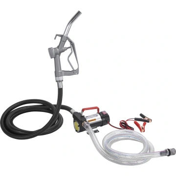 Kit pompa distributie combustibil, 12V, 200W, furtune + pistol KD5536