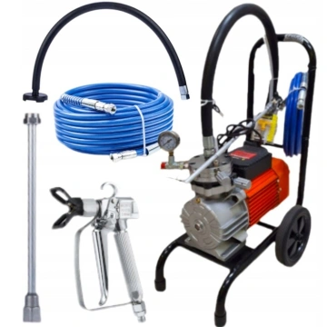 Masina aparat statie vopsit zugravit 3500W pompa vopsea var lac lavabil 225bar 15Lmin KraftProfesional KD2123 - Img 10