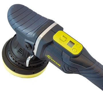 Masina polish orbitala cu acumulatori Titan, cursa fara perii,15 mm, TDA1521B,2 baterii si incarcator - Img 3