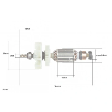 Rotor pentru masina de slefuit betonul LXDWS15 KP0643 - Img 4
