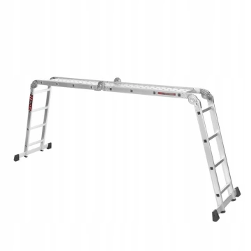 Scara aluminiu cu platforma 4x4 460cm multifunctionala KD4071 - Img 2