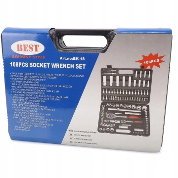 Set chei tubulare 108 piese EC303 KraftProfesional - Img 3