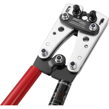 Cleste mecanic pentru sertizare cabluri si papuci 6-50 mm2, Kraft&Dele KD10257, profil hexagonal HEX - Img 7