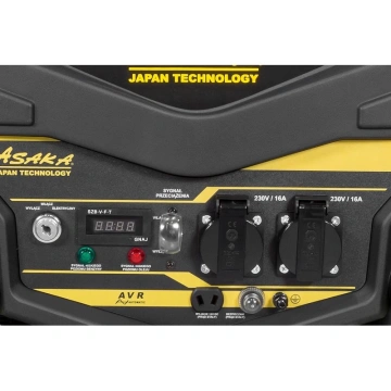 Generator electric, 2X230V, 1X12V, 4KW, ASGG3340 - Img 12