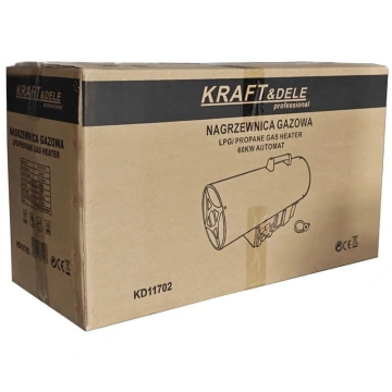 Incalzitor industrial pe gaz tun aer cald caldura 60kW Termostat Reductor KD11702 - Img 2