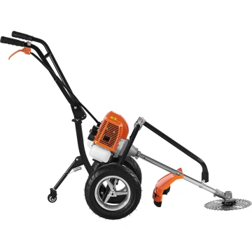 Motocoasa pe roti pe benzina 5188, 5,2 CP, cu cap fir, disc vidia si perie pentru curatarea rosturilor - Img 8