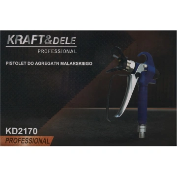 Pistol de Vopsit Airless Profesional Kraft&Dele KD2170, Presiune 248 Bar, Fara Duza - Img 8