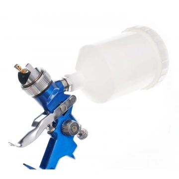 Pistol de vopsit pneumatic HVLP 600ml duza 1.4mm, 160-230mm, KD2092 - Img 4