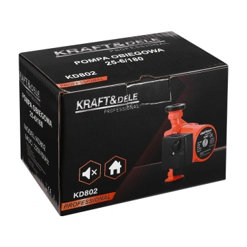 Pompa recirculare pentru instalații de încălzire KD802 25-6/180, 230V, debit 58 l/min, înălțime de pompare 6 m - Img 4