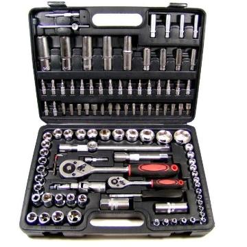 Set chei tubulare 108 piese EC303 KraftProfesional - Img 4
