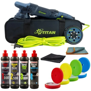 Set masina polish TITAN TDA15 + set menzerna 4 Pasi