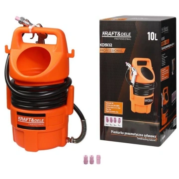 Aparat de sablat pneumatic 10 L,curata rugina vopsea KD5932 - Img 11