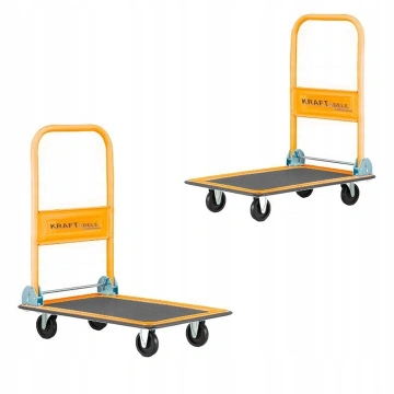 Carucior cu platforma pentru magazie capacitate 150kg, KD3091 - Img 5