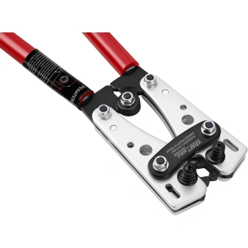 Cleste mecanic pentru sertizare cabluri si papuci 6-50 mm2, Kraft&Dele KD10257, profil hexagonal HEX - Img 6