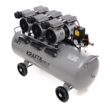 Compresor fara ulei, 3 x 1500 W, 100 l, KraftProfesional KD1397 - Img 2