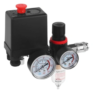 Presostat universal cu dezumidificator regulator pe presiune manometru KD5852 - Img 4