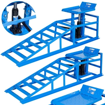 Set 2 Rampe Auto PROFESIONALE AL-FA (2000kg/rampa) – Lift Hidraulic Reglabil, Noi - Img 7