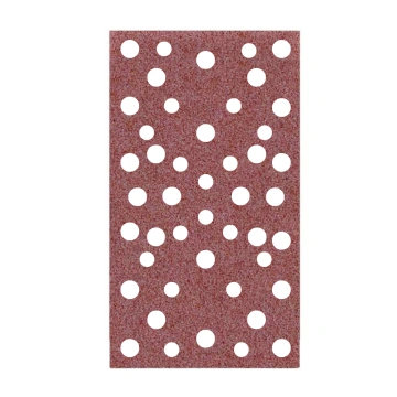 Set 25 discuri de slefuit dreptunghiulare 80x133mm, P80, PP-21237-001 - Img 3