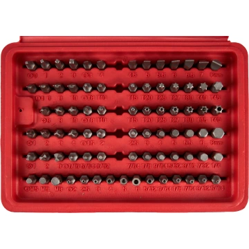 Set de biti, 1" 100 buc, KD10264, Kraft&Dele - Img 2