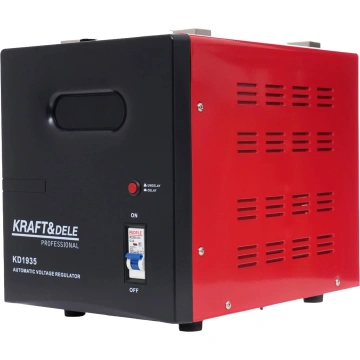 Stabilizator Automat de Tensiune AVR 5000VA / 5kW Kraft&Dele KD1935 - Img 3