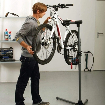 Stand reparatii biciclete cu suport pentru scule, 105 - 143 cm KD11252 - Img 6