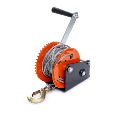 Troliu manual 544kg lungime cablu 10m diametru cablu 4,5 mm, KD1311 - Img 5