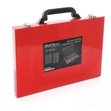 Trusa burghie HSS pentru metal 170 buc. KD991 - Img 3