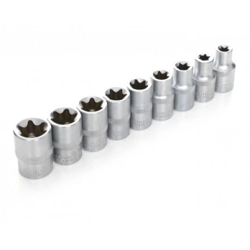 Trusa chei tubulare torx, 1/2'', 9 bucati, KD10227 - Img 3