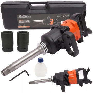 Cheie Pneumatică Profesională KD1426, 1", Cuplu Masiv 4800 Nm, Ideală pentru Camioane și Utilaje Grele, Mecanism Twin Hammer