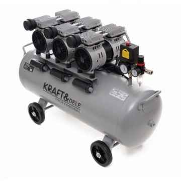 Compresor fara ulei, 3 x 1500 W, 100 l, KraftProfesional KD1397