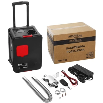 Incalzitor parcare pe motorina 9 kW 12/24/230V LCD Telecomanda KD11783 - Img 7