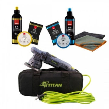 Masina de polisat orbitala Titan 9mm, inclus kit Rupes de polisat, SW-11372