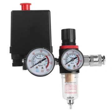 Presostat universal cu dezumidificator regulator pe presiune manometru KD5852 - Img 3