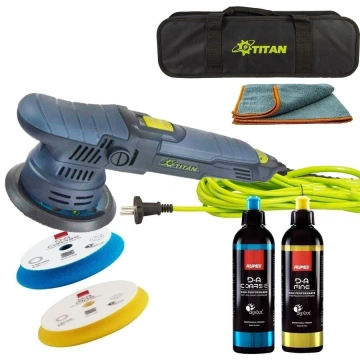 Set masina polish TITAN TDA09, paste polish Rupes 1l, TDA09RUPES2-2