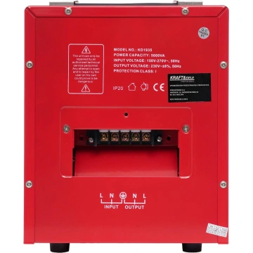Stabilizator Automat de Tensiune AVR 5000VA / 5kW Kraft&Dele KD1935 - Img 6