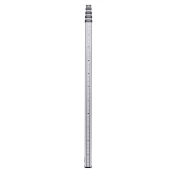 Tija rigla brat dispozitiv telescopic 5m masurare inaltime nivelare cu bula KD1097 KraftProfesional - Img 2