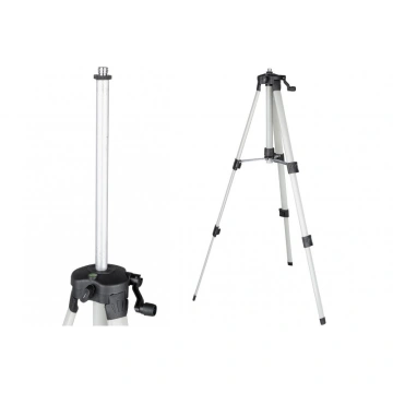 Trepied din aluminiu cu brat pentru nivela laser, inaltime 45-118cm, 5/8'', KP95 - Img 7
