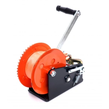 Troliu manual cu centura 50mm, 10m, 1588kg, KD1315 - Img 6