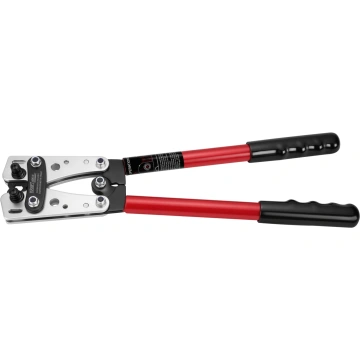 Cleste mecanic pentru sertizare cabluri si papuci 6-50 mm2, Kraft&Dele KD10257, profil hexagonal HEX