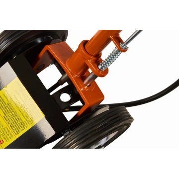 Cric hidraulic pneumatic 22 Tone 70-650mm camion tir utilaje cu actionare pneumatica hidro-pneumatic 1316 - Img 6