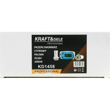 Debitmetru digital de combustibil, Kraft&Dele, 20 bar, KD1458 - Img 11