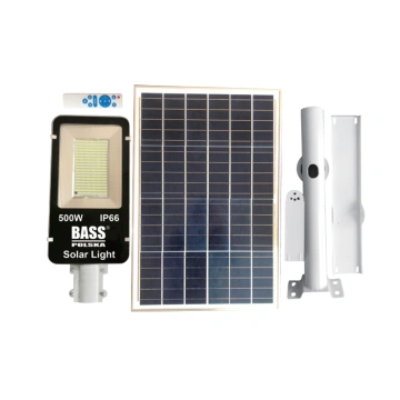 Lampa solara de exterior, cu telecomanda, 500W - Img 3