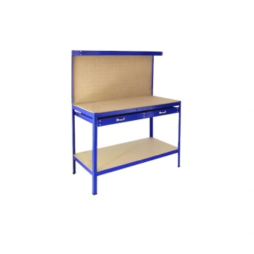 Masa de lucru atelier cu panou scule si sertar, KraftProfesional KD640, 120x60x155 cm - Img 2