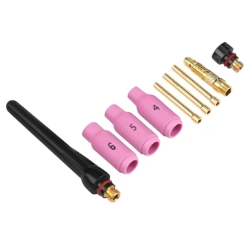 Pistolet torta cablu sudura TIG LIFT 4m + accesorii KD3550 - Img 10