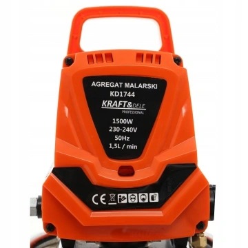 Pompa zugravit vopsit airless electrica cu piston 8kW KraftProfesional 1744 RESIGILAT - Img 6
