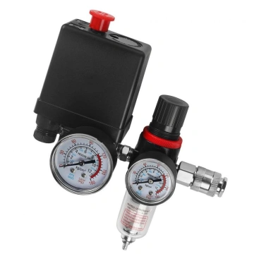 Presostat universal cu dezumidificator regulator pe presiune manometru KD5852 - Img 2