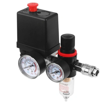 Presostat universal cu dezumidificator regulator pe presiune manometru KD5852 - Img 11